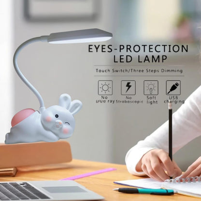 Glanciety USB Rechargeable Rabbit Desk Lamp