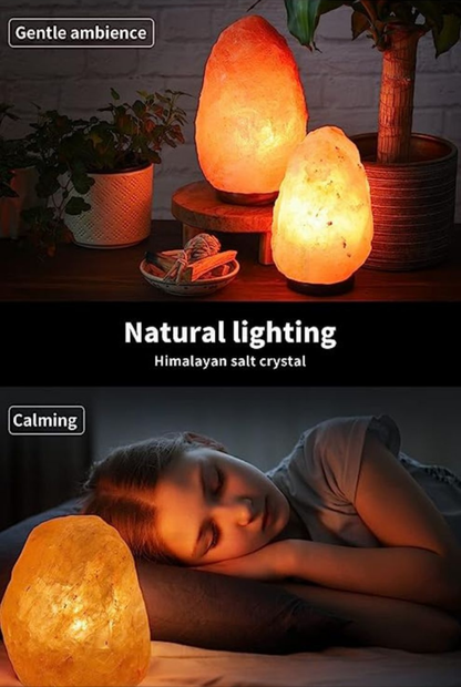 Glanciety Himalayan Salt Crystal Lamp