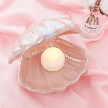 Glanciety Shell Pearl Night Lamp