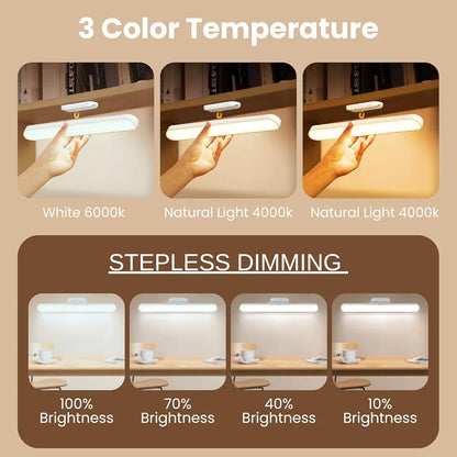Glanciety Magnetic 3-Color Dimmable Light Bar