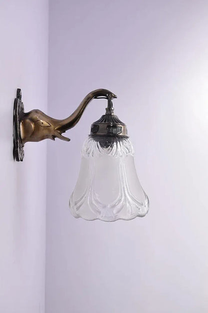 Glanciety Vintage Style Elephant Wall Light