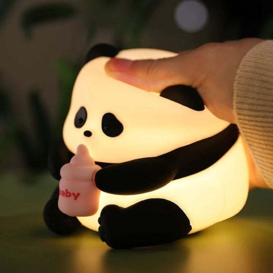 Glanciety Baby Panda Silicone Night Light