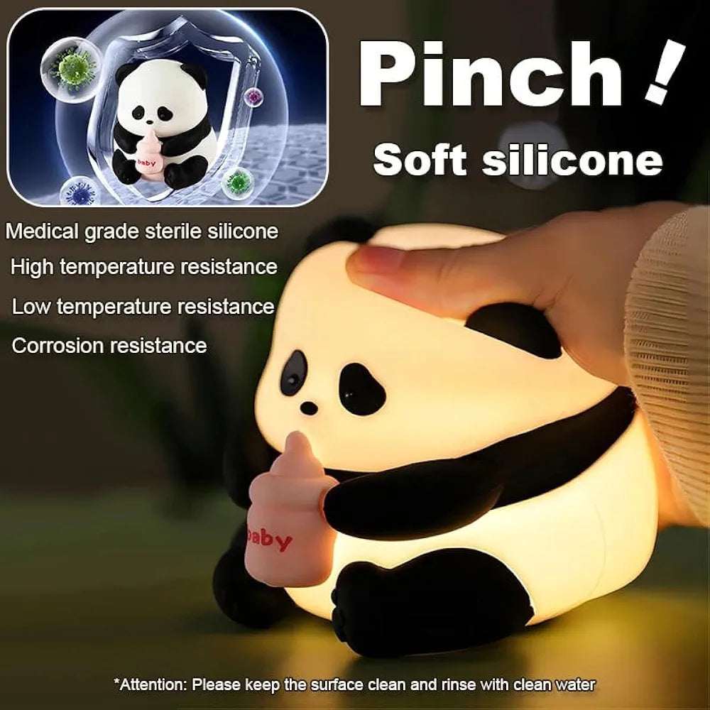 Glanciety Baby Panda Silicone Night Light