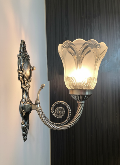 Glanciety Vintage Style Ornate Wall Lamp