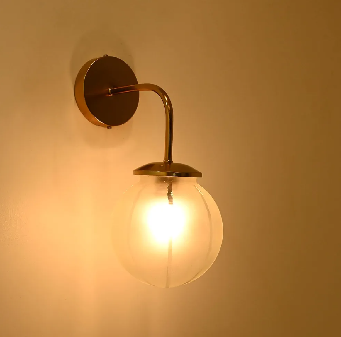 Glanciety Vintage Style Ornate Wall Lamp