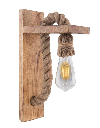 Glanciety Retro Rope Wall Lantern